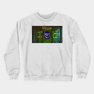 Zodi-Egg Willow with background v1 Crewneck Sweatshirt